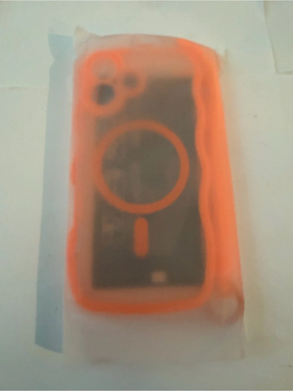 iPhone 17 Orange Silicone MagSafe-Compatible Phone Case
